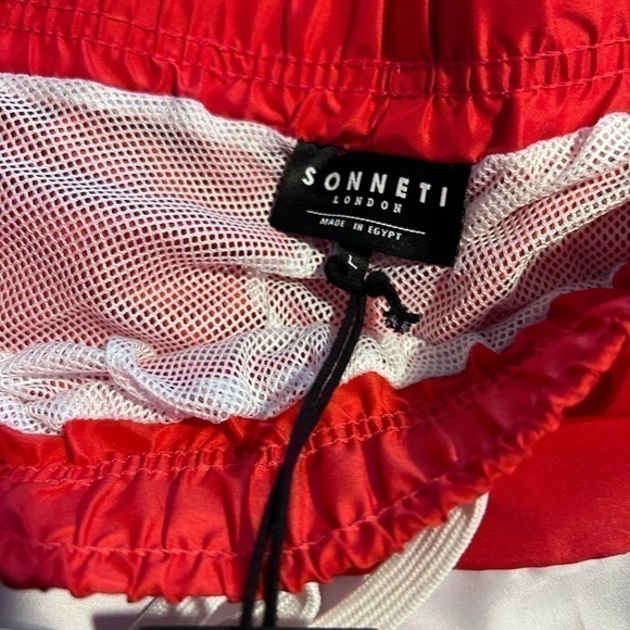 MEN'S SONNETI LONDON STRIPED SWIM SHORTS - Picture 4 of 5